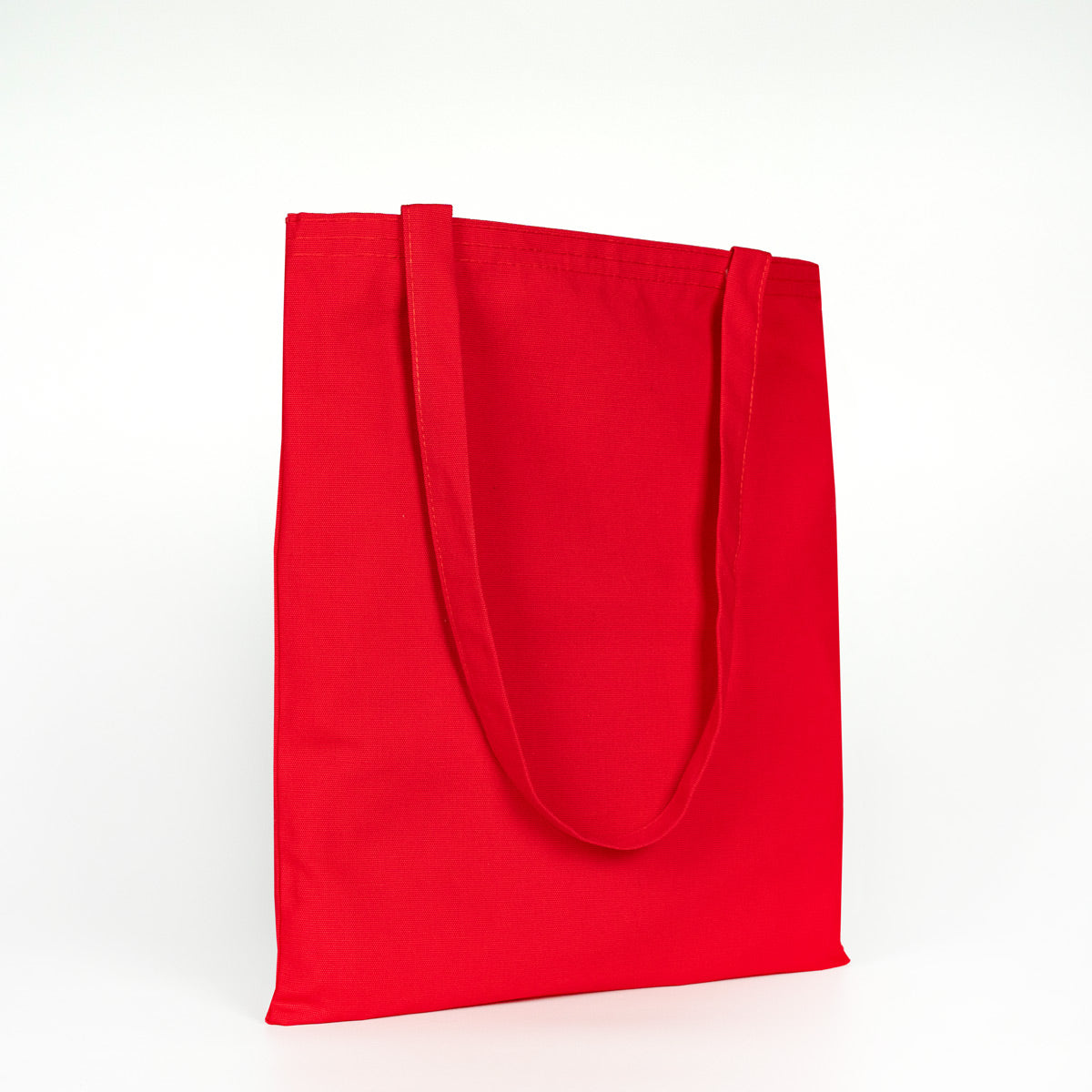 Canvas Tote Bags Red 14"W x 16"H – Blank Cotton Shopping & Gift Bags