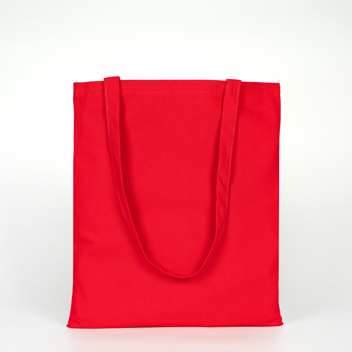 Canvas Tote Bags Red 14"W x 16"H – Blank Cotton Shopping & Gift Bags