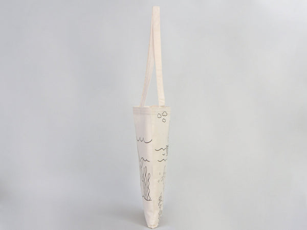 Kids Paint Tote Bag, 14"W x 16"H (35x40 cm) Fish and Ship Coloring For Kids, Coloring Activities For Kids, Fish Tote Bag, NO PENCIL In This Package - Pamusan.com