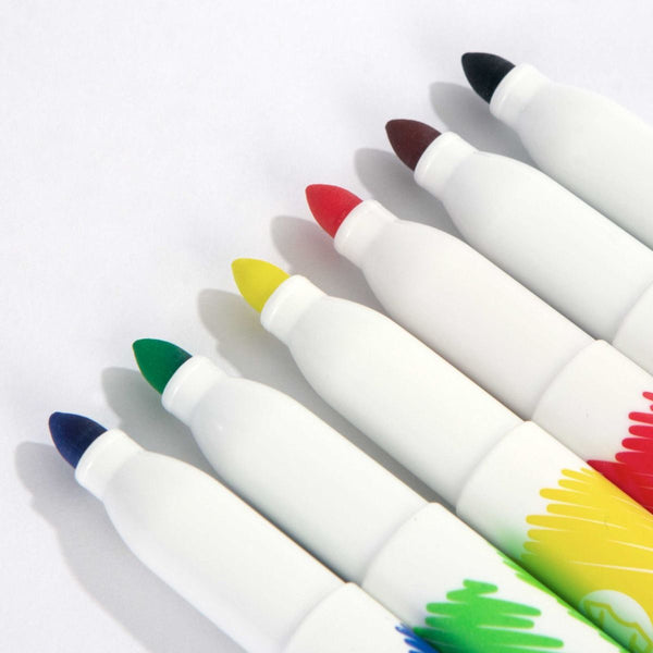 Kids Tote Bag Painting Set 2 | 10 Blank Cotton Tote Bags 14"x16" - Fabric Markers (6 Colors) - Pamusan.com
