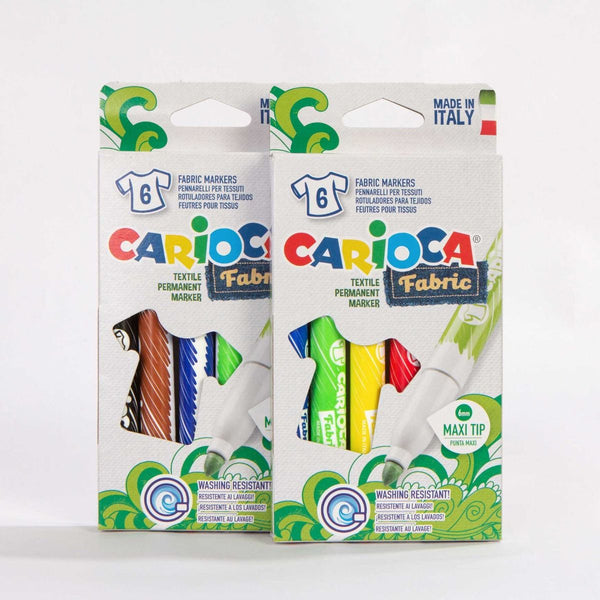 Kids Tote Bag Painting Set 2 | 10 Blank Cotton Tote Bags 14"x16" - Fabric Markers (6 Colors) - Pamusan.com