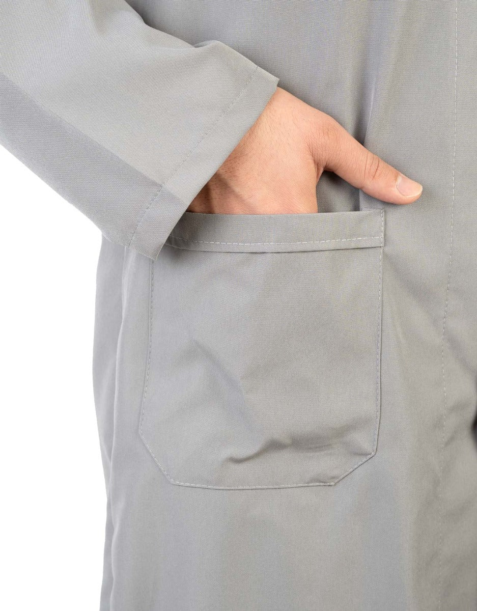 Gray Alpaca Male Work Aprons | Staff Clothes