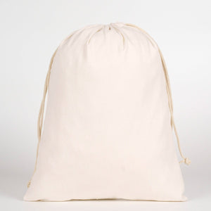 Laminated 12" x 16" (30 x 40 cm) Cotton Drawstring Pouch - 4 oz - Pamusan.com