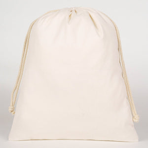 Laminated 16" x 20" (40 x 50 cm) Cotton Drawstring Pouch - 4 oz - Pamusan.com