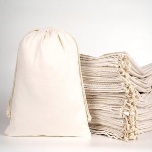 Laminated 16" x 20" (40 x 50 cm) Cotton Drawstring Pouch - 4 oz - Pamusan.com