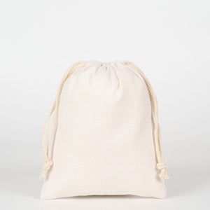 Laminated 6" x 8" (15 x 20 cm) Cotton Drawstring Pouch - 4 oz - Pamusan.com