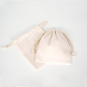 Laminated 6" x 8" (15 x 20 cm) Cotton Drawstring Pouch - 4 oz - Pamusan.com