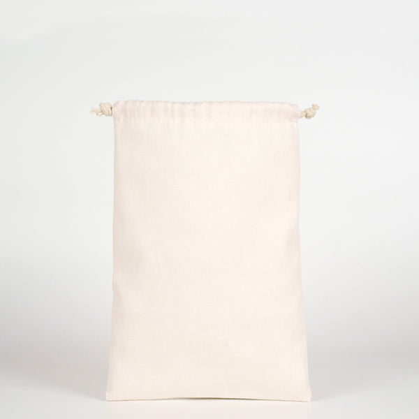 Laminated 8" x 12" (20 x 30 cm) Cotton Drawstring Pouch - 4 oz - Pamusan.com