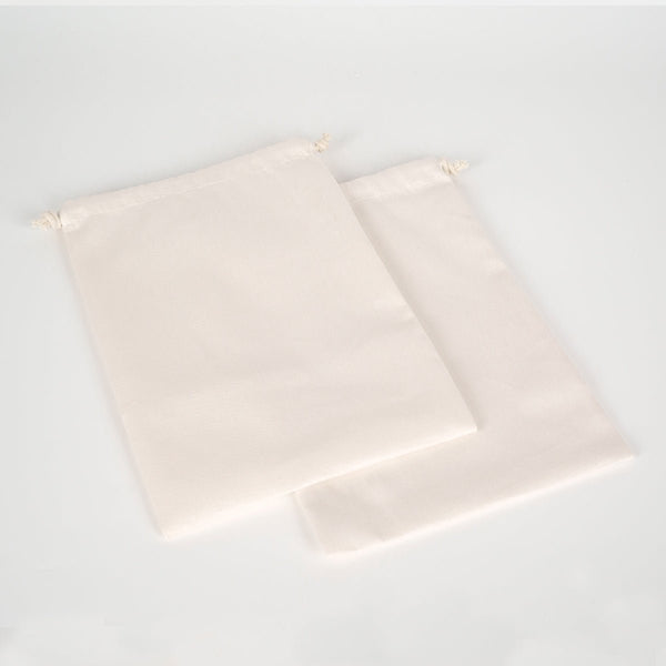 Laminated 8" x 12" (20 x 30 cm) Cotton Drawstring Pouch - 4 oz - Pamusan.com