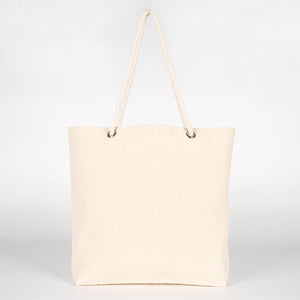 Large Blank Canvas Tote Bag with Zippered Inner Pocket – 19"x16"x4" Heavy - Duty Cotton - Pamusan.com