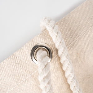 Large Blank Canvas Tote Bag with Zippered Inner Pocket – 19"x16"x4" Heavy - Duty Cotton - Pamusan.com