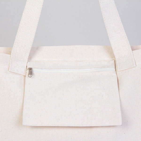 Large Canvas Tote Bag – 18" x 14" x 3" (45 x 35 x 8 cm) | Thick 10 oz Cotton Shopping & Everyday Carry Bag - Pamusan.com