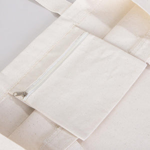 Large Canvas Tote Bag – 18" x 14" x 3" (45 x 35 x 8 cm) | Thick 10 oz Cotton Shopping & Everyday Carry Bag - Pamusan.com