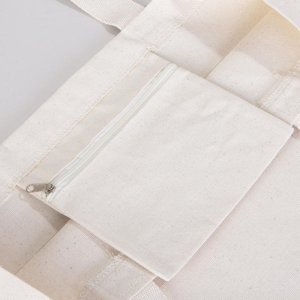 Large Canvas Tote Bag – 18" x 14" x 3" (45 x 35 x 8 cm) | Thick 10 oz Cotton Shopping & Everyday Carry Bag - Pamusan.com