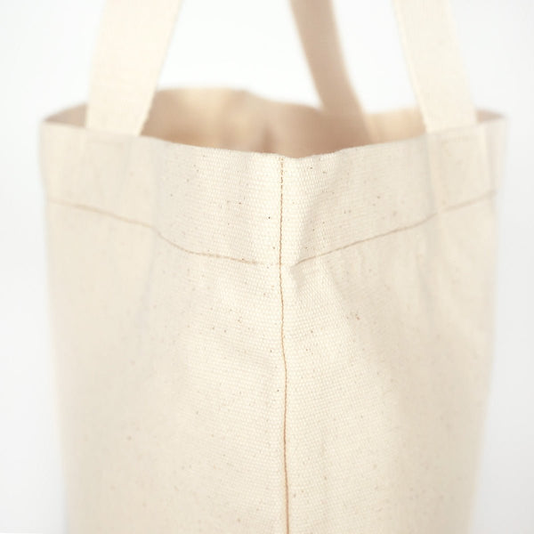Large Canvas Tote Bag with Inner Pocket & Braided Handles – Natural Cotton 18"x16"x4" - Pamusan.com