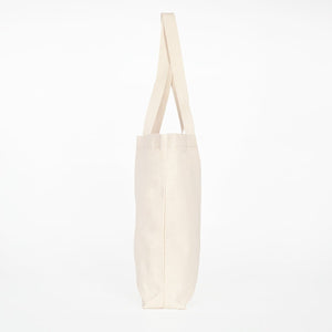 Large Canvas Tote Bag with Inner Pocket & Braided Handles – Natural Cotton 18"x16"x4" - Pamusan.com
