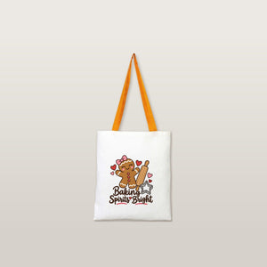 Large Christmas Gift Bags Bulk – Natural Cotton Tote Bags with Red, Green or Mustard Handles 14" × 16" (35 × 40 cm), 18 Christmas & New Year 2027 Designs - Pamusan.com