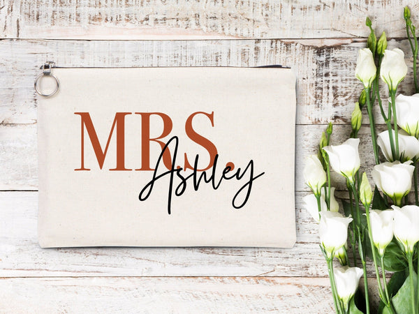 Large Clutch Bag For Wedding Gift 12"W x 8"H (30 cm x 21 cm) - Custom Cotton Big Clutch Bag - Wedding cotton clutch gift - Clutch Wedding Clutch Bagg - Pamusan.com