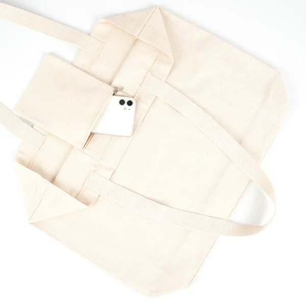 Large Size Canvas Tote Bags, 18"W x 16"H x 4"L Personalized Bag, Cotton Organic Bags,Shopping Bags - Pamusan.com