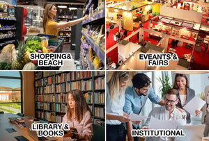 Large Trend Canvas Shopping Bag with Brown Handle, 16"W x 14"H x 5"L, Large Tote Bag 12 Oz, Personalized - Pamusan.com