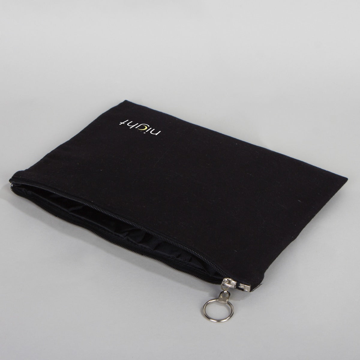 Black Ipad Portfolio Bag Lined  12"W x 8"H (30 cm x 21 cm) - Customize