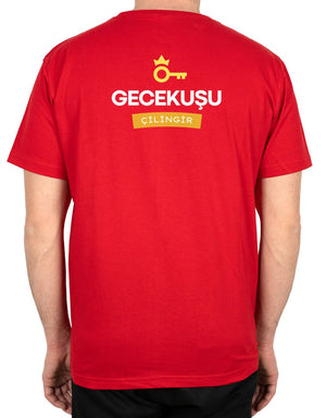 Basic T-shirt Red - Print