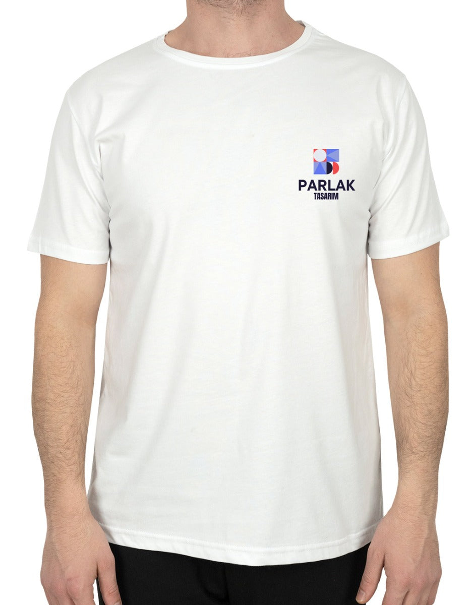 Basic T-shirt White - Print
