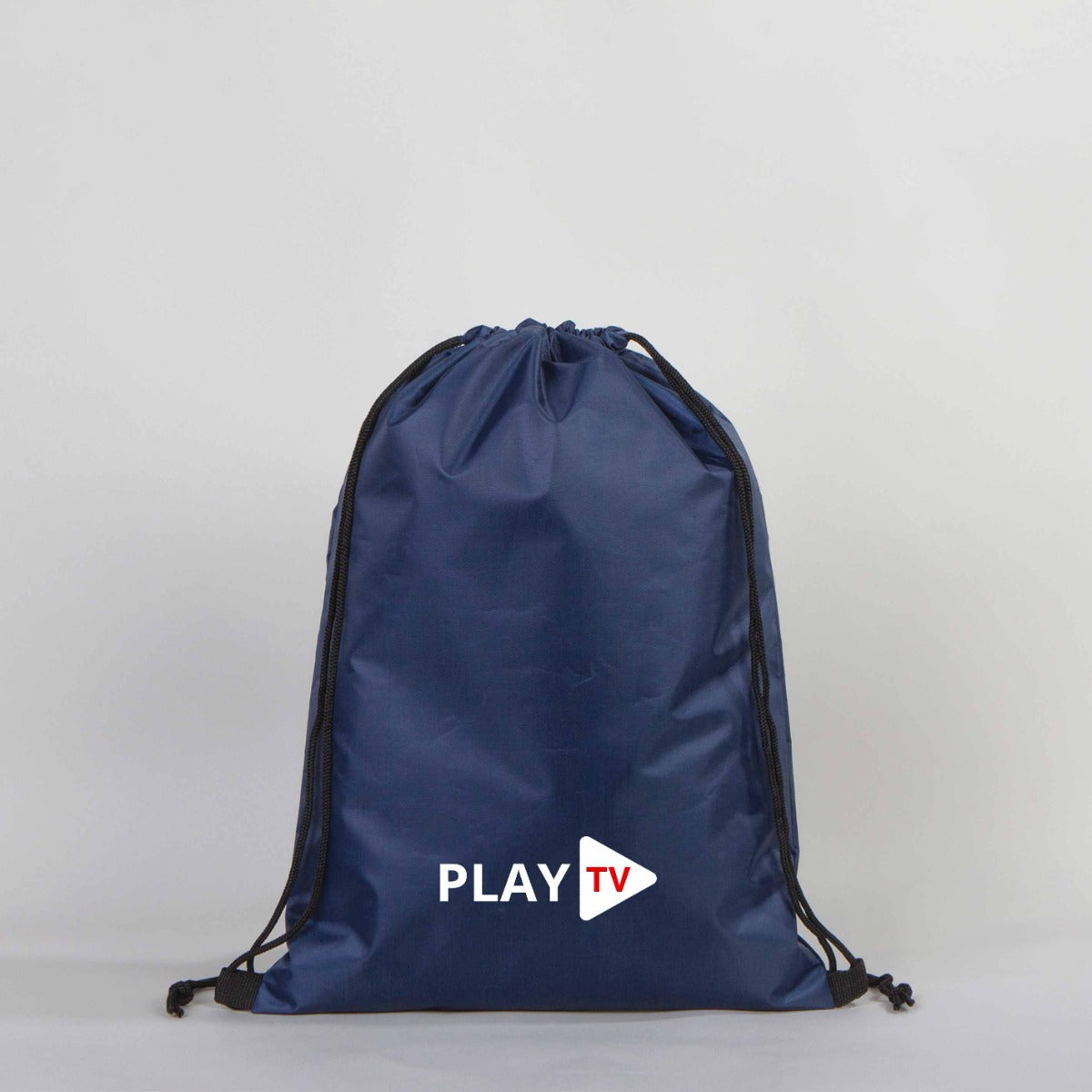 Polyester Drawstring Backpack 12" W x 18" H (32 cm x 45 cm)  - Dark Blue (Customize)