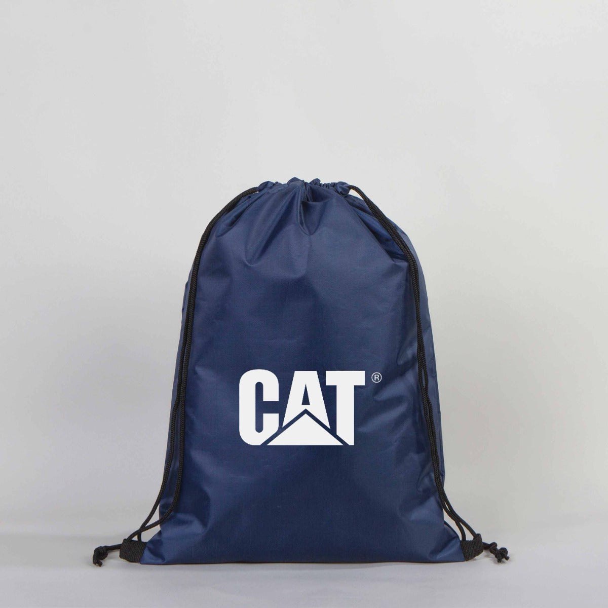 Polyester Drawstring Backpack 12" W x 18" H (32 cm x 45 cm)  - Dark Blue (Customize)