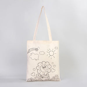 My Dear Mom Paintable Tote Bag Set – 5 Natural Cotton Totes 35×40 cm (14×16 in) Customizable - Pamusan.com
