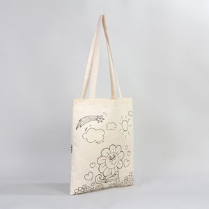 My Dear Mom Paintable Tote Bag Set – 5 Natural Cotton Totes 35×40 cm (14×16 in) Customizable - Pamusan.com