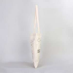 My Dear Mom Paintable Tote Bag Set – 5 Natural Cotton Totes 35×40 cm (14×16 in) Customizable - Pamusan.com