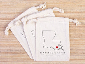 New Orleans Wedding Recover Kit Bags - New Orleans Bachelorette Party Tote