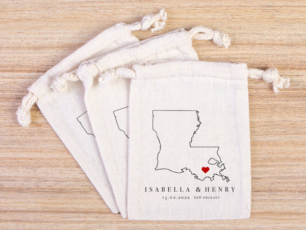 New Orleans Wedding Recover Kit Bags - New Orleans Bachelorette Party Tote