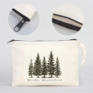 New Year Cotton Clutch Bag – 18 Festive Models, Zippered Pouch (Choose Your Design) - Pamusan.com