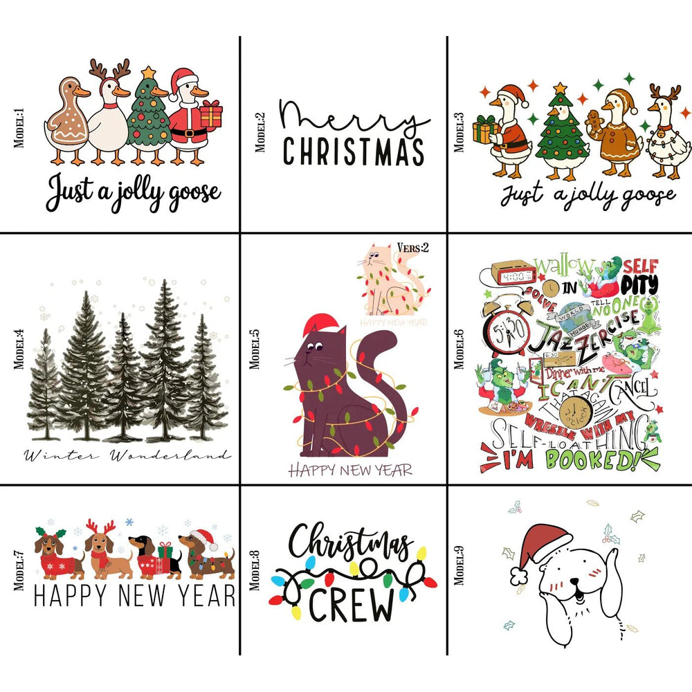 New Year Pink Clutch Bag 8" × 6" (20 × 15 cm) – New Year Printed Design for Gifting - Pamusan.com