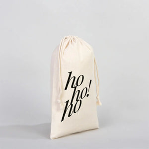 New Year Gift Pouch 8" × 12" (20 × 30 cm) – Custom Cotton Drawstring Bag for Holiday Gifts - Pamusan.com