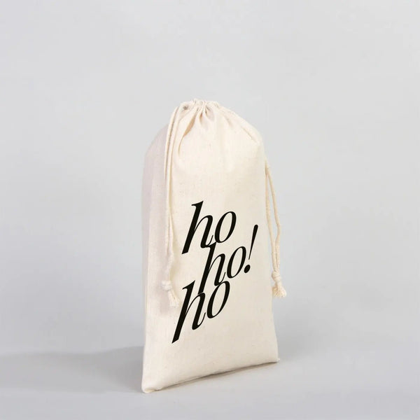 New Year Gift Pouch 8" × 12" (20 × 30 cm) – Custom Cotton Drawstring Bag for Holiday Gifts - Pamusan.com