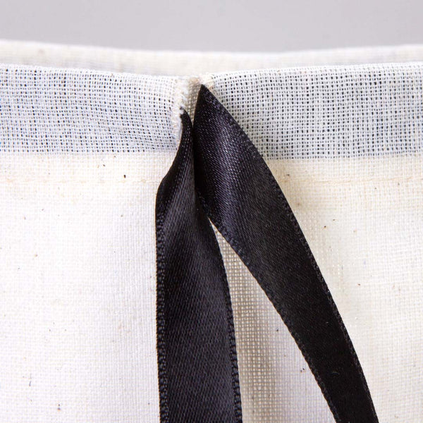 New Year Ribbon Pouch 8" x 12" (20 x 30 cm) – Custom Cotton Bag with Holiday Characters - Pamusan.com