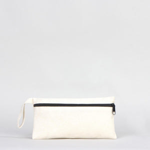 Fabric Pencil Case 8" W x 4" H (21x10 cm) - Front Zippered