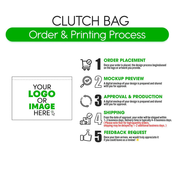 Organizer Cosmetic Bag ,Blue Clutch Bag 8"W x 6"H , Logo Design Make Up Bag - Pamusan.com