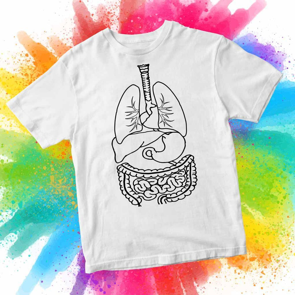 T-shirt Painting - Our organs