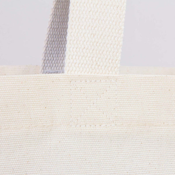 Blank Canvas Tote Bags – 16"W x 14"H x 5"L Reusable Cotton Tote