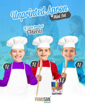 Paintable Apron Set - No Printing - Pamusan.com