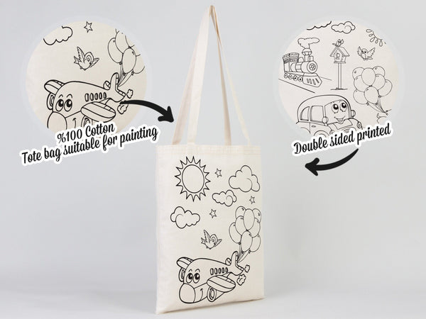 Painting Coloring Bag, NO PENCIL In This Package, 14"W x 16"H (35.5 cm x 40 cm) - Pamusan.com