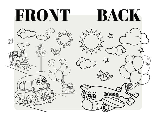 Painting Coloring Bag, NO PENCIL In This Package, 14"W x 16"H (35.5 cm x 40 cm) - Pamusan.com