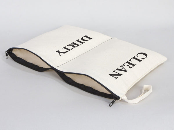 Pamusan Wear and Wash Travel Bag - Personal Travel Bag - Lingerie Laundry Bag - Clean and dirty bags - Storage and Organization Cotton Bags - Pamusan.com