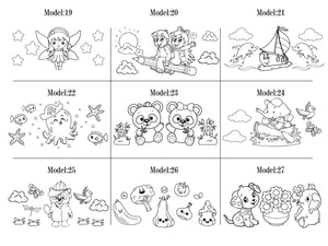 Personalized Birthday Gift for Kids, 8"W x 4 H" (21 cm x 10 cm) Pencil Bags, Zippered Case, Color Your Own Bag, Back To School Gifts, Pouch Zipper Bag - Pamusan.com