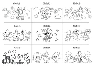 Personalized Birthday Gift for Kids, 8"W x 4 H" (21 cm x 10 cm) Pencil Bags, Zippered Case, Color Your Own Bag, Back To School Gifts, Pouch Zipper Bag - Pamusan.com