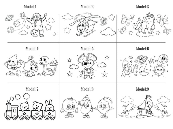 Personalized Birthday Gift for Kids, 8"W x 4 H" (21 cm x 10 cm) Pencil Bags, Zippered Case, Color Your Own Bag, Back To School Gifts, Pouch Zipper Bag - Pamusan.com